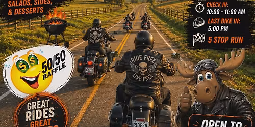 Highland Moose Rider Poker Chip Run Highland - Open To Public