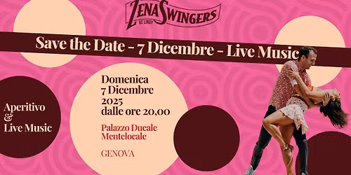 Save the Date - 7 Dicembre - Super evento - Live Music