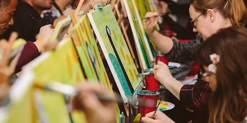 Painting party in Farnham: The Princess Royal