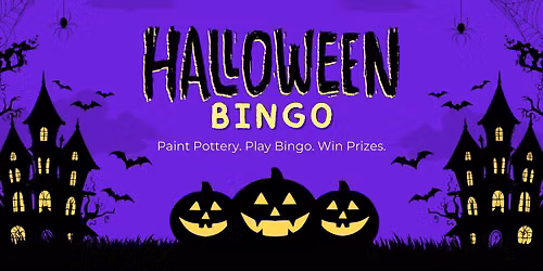 Halloween Bingo + Pottery Painting