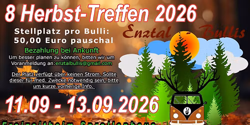 8. Herbst Treffen der Enztal-Bullis