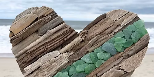 DIY Workshop: Create a Seaglass & Wood Heart - January 10th (3:00pm-5:00pm)
