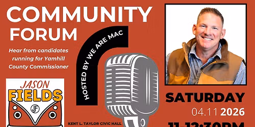 WE ARE MAC Candidate Forum!