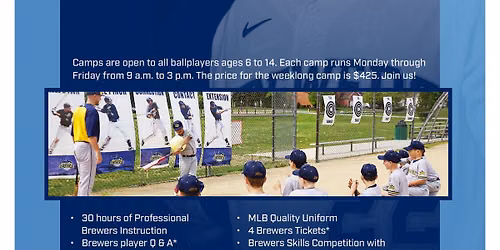 Baseball Camp by the Brewers Baseball Academy