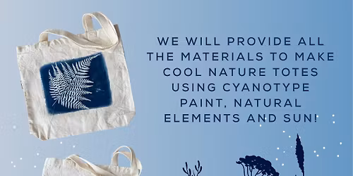 Cyanotype Totes for Teens