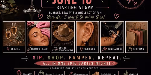LADIES NIGHT \u2728 at SKYE\u2019S THE LIMIT BEAUTY STUDIO