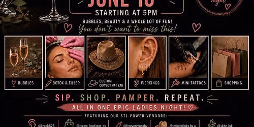 LADIES NIGHT \u2728 at SKYE\u2019S THE LIMIT BEAUTY STUDIO