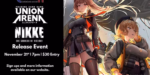 Union Arena - Goddess of Victory: NIKKE Release Event 11\/21