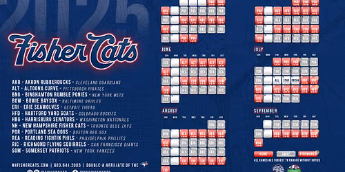 New Hampshire Fisher Cats vs. Portland Sea Dogs
