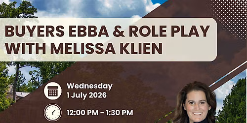 Buyers EBBA & Role Play with Melissa
