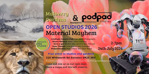 Material Mayhem -Podpadstudios @ Mulberry Gardens Open Studios event