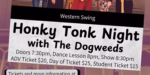 Honky Tonk Night with The Dogweeds