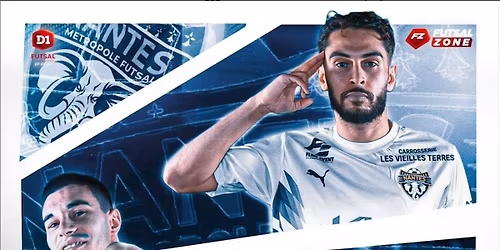 Nantes M\u00e9tropole Futsal vs ACASA Paris Match de D1 Futsal \u2013 Journ\u00e9e 18