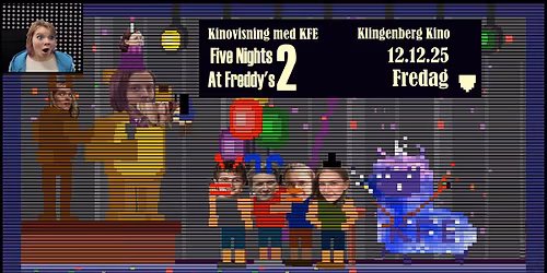 Five Nights At Freddy's 2 \ud83d\udc3b filmen med KFE!!