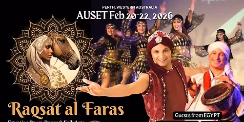 AUSET 'Raqsat al Faras' Egyptian Drum & Dance event Perth WA
