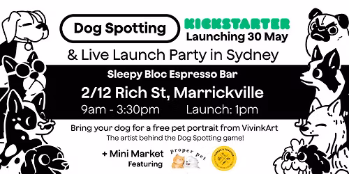 Dog Spotting Kickstarter Launch Party