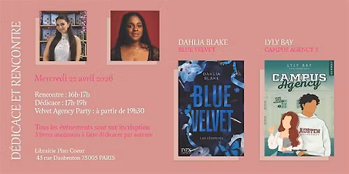 DEDICACE - RENCONTRE DAHLIA BLAKE & LYLY BAY