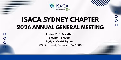 ISACA Sydney Chapter-2026 Annual General Meeting