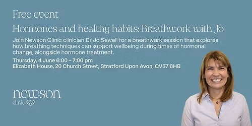 Hormones and healthy habits: Breathwork with Jo