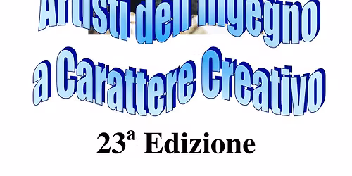 Mercatino "Artisti dell'ingegno a carattere creativo"