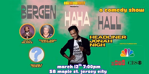 Bergen Ha Ha Hall: A Comedy Show March Edition