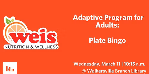 Plate Bingo: Adult Adaptive Program