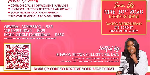 Shedding In Silence A Women\u2019s Hair Loss Seminar Tour- Columbus