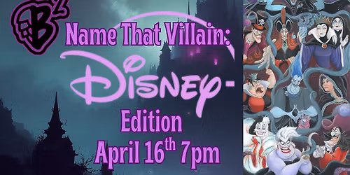 Name That Villain- Disney Edition