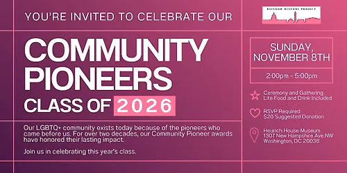 Community Pioneers Class of 2026 Ceremony + Gathering