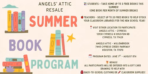 Summer Book Program - FREE