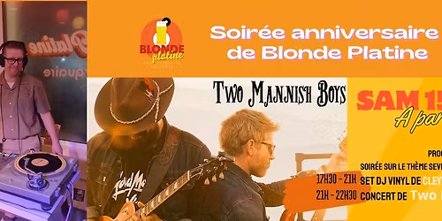 Soir\u00e9e anniversaire des 1 an du bar Blonde Platine