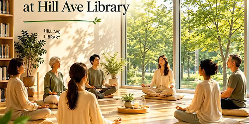 Pause & Breathe: June Guided Meditation at Hill Ave Library