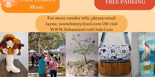 Craft Club of Sebastian\u2019s November Craft Show