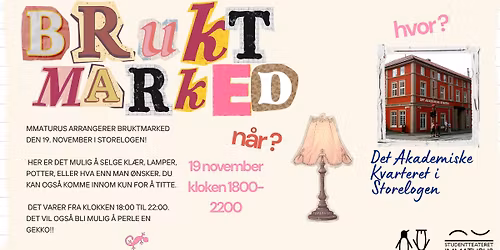 \u00c5PEN SCENE - Bruktmarked