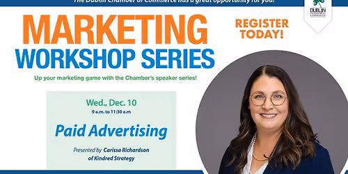 Dublin Chamber's Marketing Workshop: Paid Advertising Best Practices