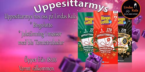 UPPESITTARKV\u00c4LL 23 DECEMBER LINDAS KULA