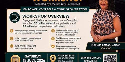 Professional Grant Writing Workshop 