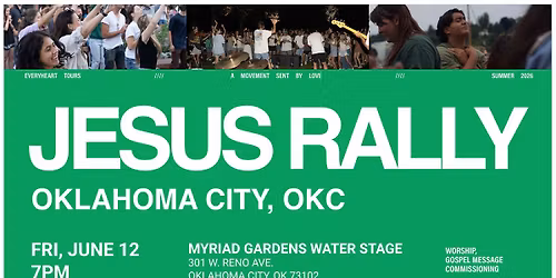 OKLAHOMA CITY, OK - JESUS RALLY