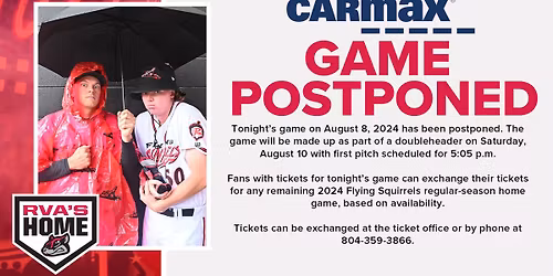 Hartford Yard Goats at Richmond Flying Squirrels at CarMax Park