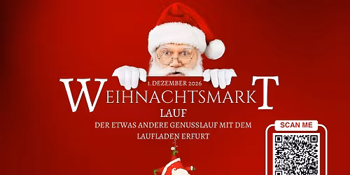 Weihnachtsmarktlauf mit dem Laufladen Erfurt