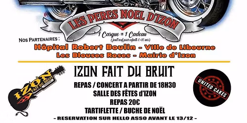 Repas\/Concert. P\u00e8re No\u00ebl des motards Libourne