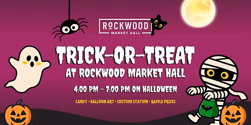 Trick-or-Treat at Rockwood Market Hall