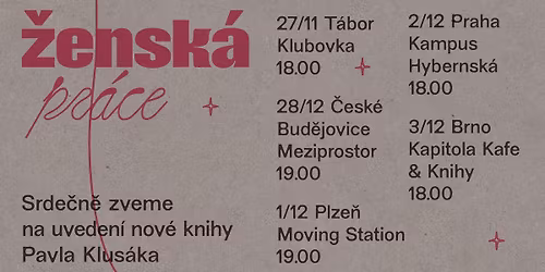 PAVEL KLUS\u00c1K \/ \u017densk\u00e1 pr\u00e1ce