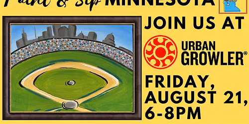 August 21 Paint & Sip at Urban Growler Brewing