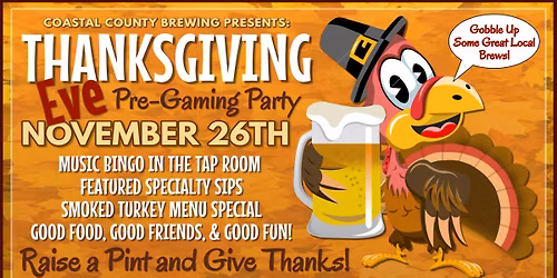 Thanksgiving Eve Pre-Gaming Party
