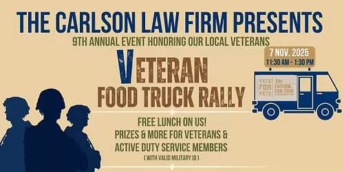 Veterans Day Food Truck Rally | Free Food for Veterans! 