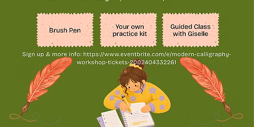Modern Calligraphy Workshop - hosted by No Nonsense Nails
