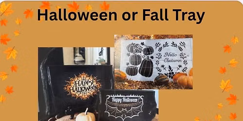 Halloween or Fall Tray