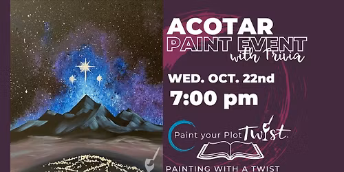 ACOTAR Paint and Trivia Night