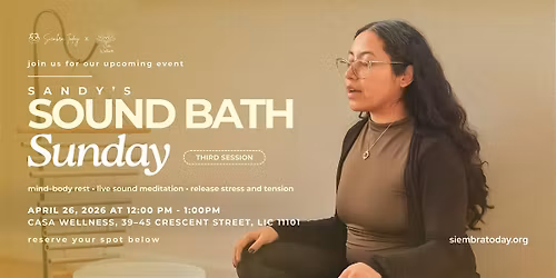 Copy of Community Sound Bath ~ Baño De Sonido